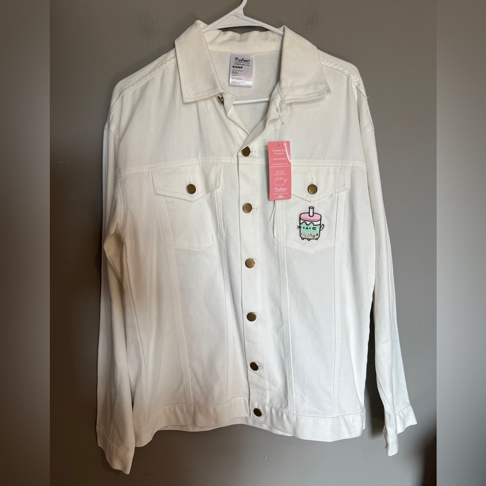 Pusheen 2023 Denim Jacket Size Small NWT